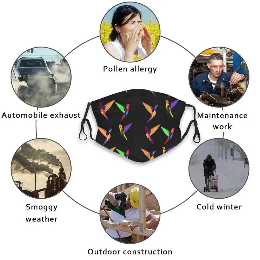 Hummingbirds Print Reusable Pm2.5 Filter DIY Mouth Mask Kids Hummingbirds Birds Animal
Hummingbirds Print Reusable Pm2.5 Filter DIY Mouth Mask Kids Hummingbirds Birds Animal