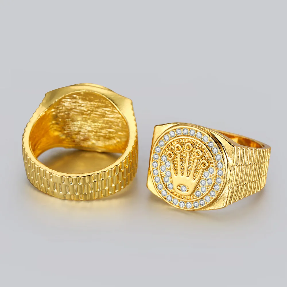 Luxury Fashion Gold Plated Crown Ring 2021 Trend Men AAA Zircon Engagement Rings Domineering Men Wedding Party Jewelry Gift
Luxury Fashion Gold Plated Crown Ring 2021 Trend Men AAA Zircon Engagement Rings Domineering Men Wedding Party Jewelry Gift