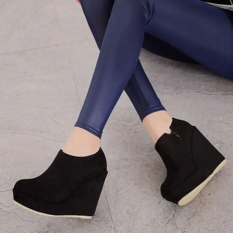 Winter Ladies Booties Platform Wedge Ankle Boots High Heels Warm Casual Shoes Plus Size
Winter Ladies Booties Platform Wedge Ankle Boots High Heels Warm Casual Shoes Plus Size