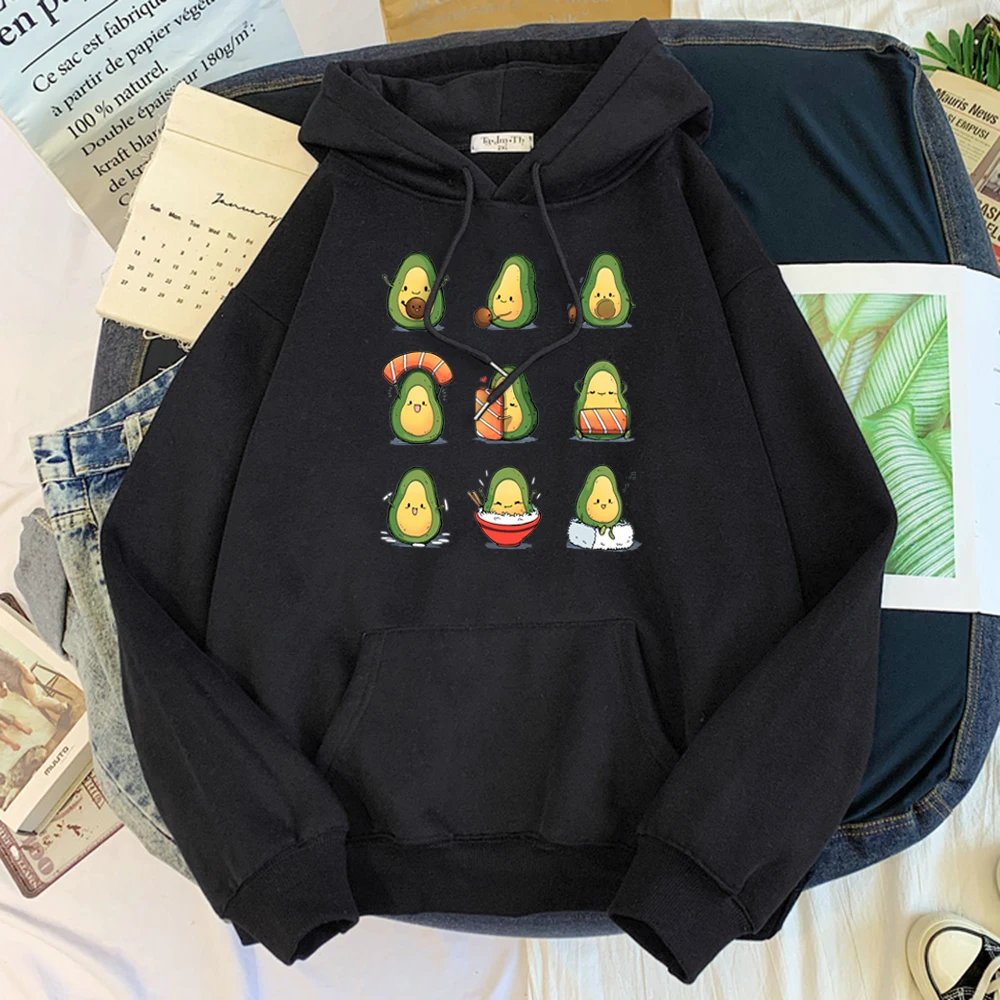 T-Shirt Women Nine Lovely Avocados Cartoon Printed Hoodies Famale Oversize Comfortable Soft O-Neck Sweatshirt Lady All-Match Top
T-Shirt Women Nine Lovely Avocados Cartoon Printed Hoodies Famale Oversize Comfortable Soft O-Neck Sweatshirt Lady All-Match Top