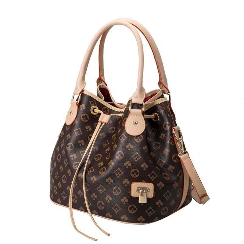 High-quality Luxury Printed Design Women Bucket Bag Classic 2021 Fashion Women Shoulder Messenger Bag PU High Capacity Handbag
High-quality Luxury Printed Design Women Bucket Bag Classic 2021 Fashion Women Shoulder Messenger Bag PU High Capacity Handbag