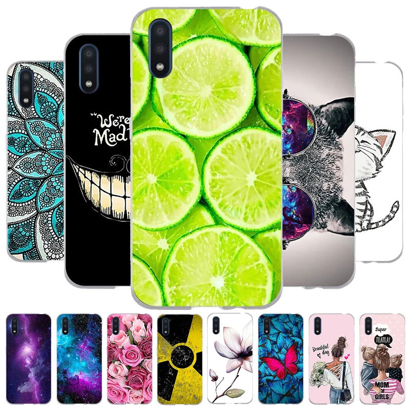 B чехол для Samsung Galaxy A10 2019 Роскошная мягкая задняя крышка из ТПУ Coque SM A105F A105