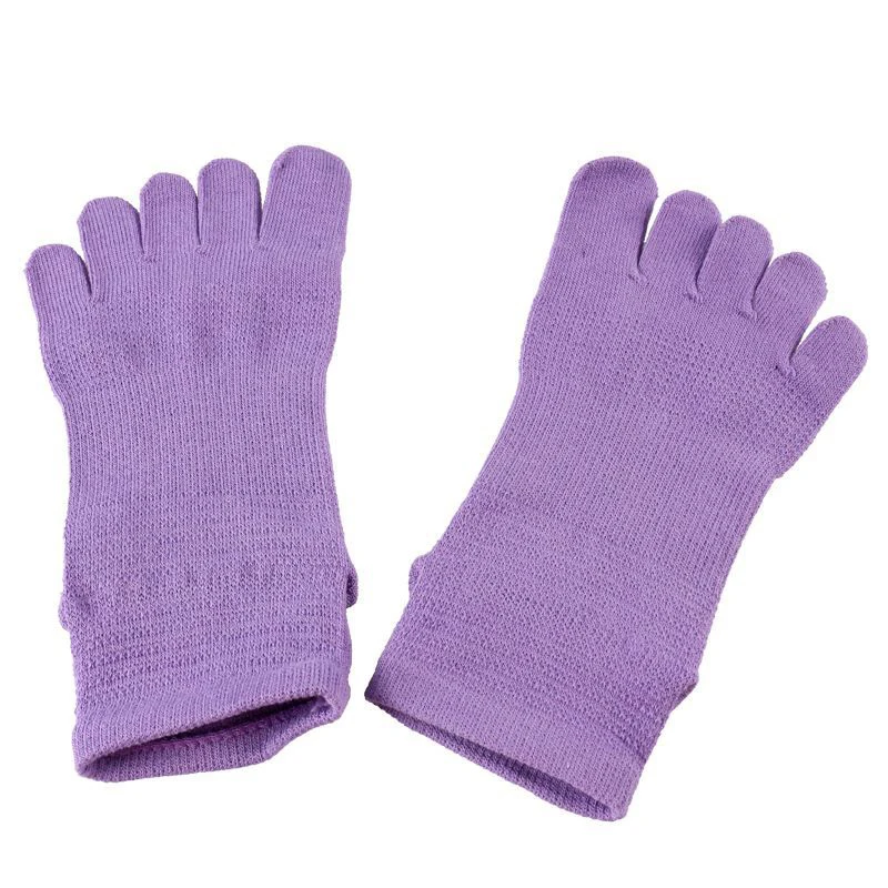 Solid Color Women Cotton Yoga Socks Short Open Toe Silica Gel Bottom Socks Non Slip Ladies Toe Socks Five Fingers WSB027
Solid Color Women Cotton Yoga Socks Short Open Toe Silica Gel Bottom Socks Non Slip Ladies Toe Socks Five Fingers WSB027