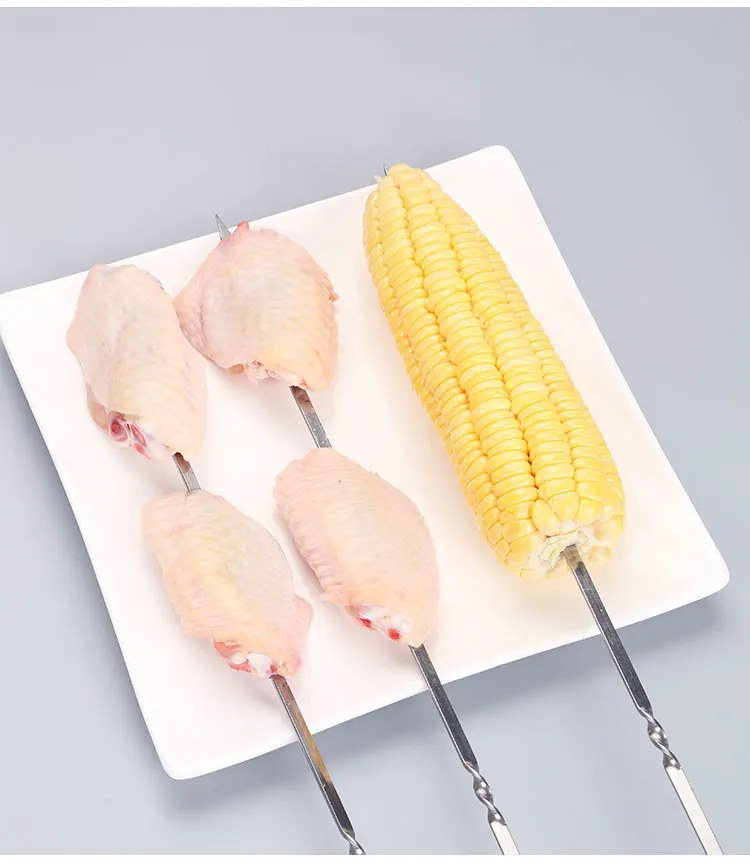 15pcs Reusable Flat Stainless Steel Barbecue Skewers Bbq Needle Stick for Outdoor Camping Picnic Tools Cooking Tools
15pcs Reusable Flat Stainless Steel Barbecue Skewers Bbq Needle Stick for Outdoor Camping Picnic Tools Cooking Tools