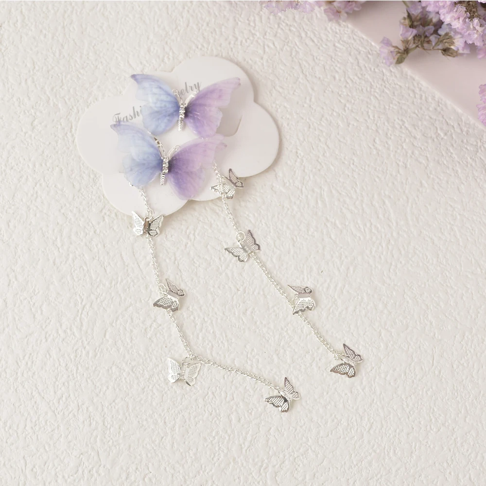 Korean Yarn Butterfly Hairpins Elegant Metal Tassel Long Hair Clips For Women Hanfu Antique Parties Hair Accessories Headwear
Korean Yarn Butterfly Hairpins Elegant Metal Tassel Long Hair Clips For Women Hanfu Antique Parties Hair Accessories Headwear