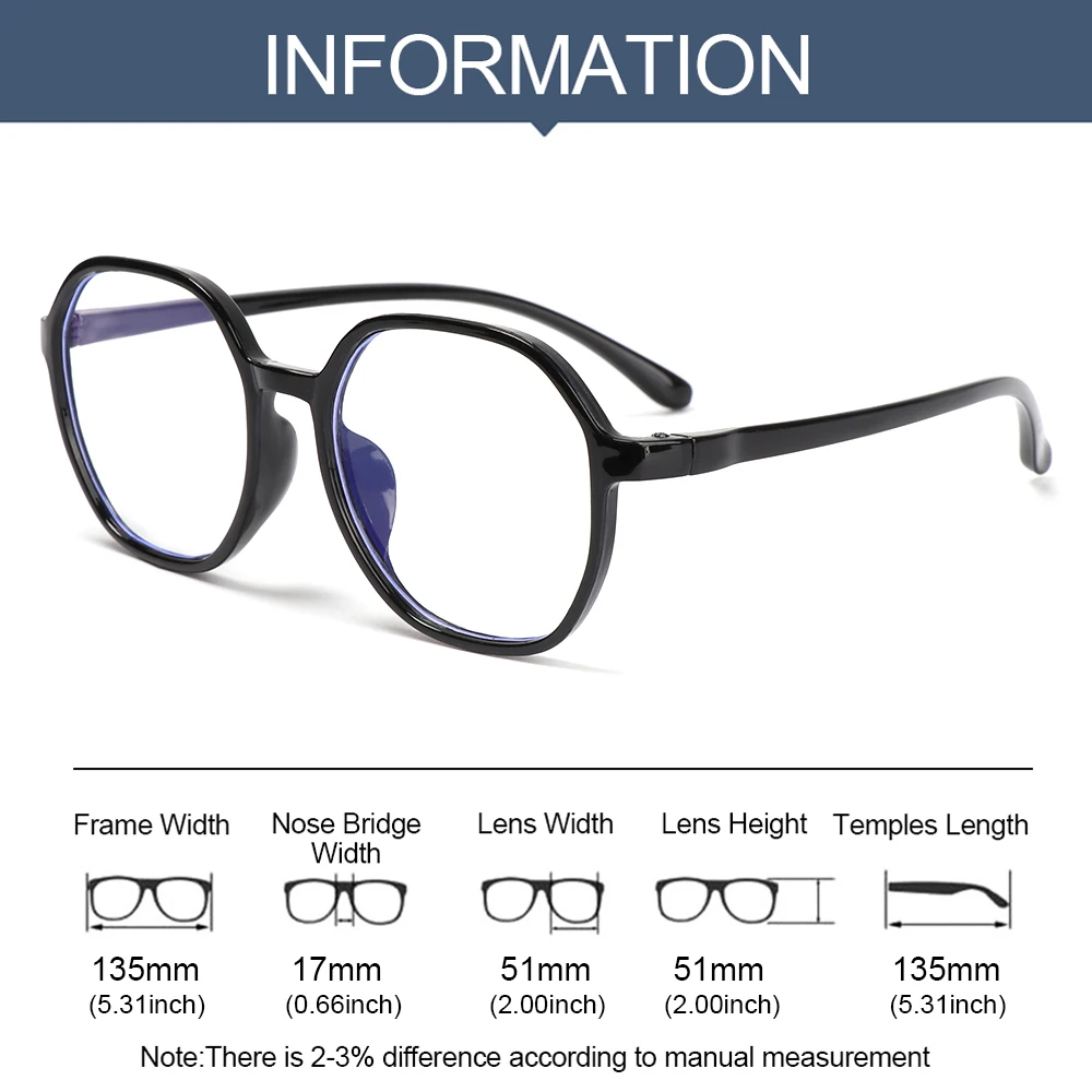 Ultralight Anti-UV Blue Rays Radiation Eyeglasses Computer Goggles Myopia Glasses Flat Mirror Eyewear Unisex Flat Mirror Eyewear
Ultralight Anti-UV Blue Rays Radiation Eyeglasses Computer Goggles Myopia Glasses Flat Mirror Eyewear Unisex Flat Mirror Eyewear