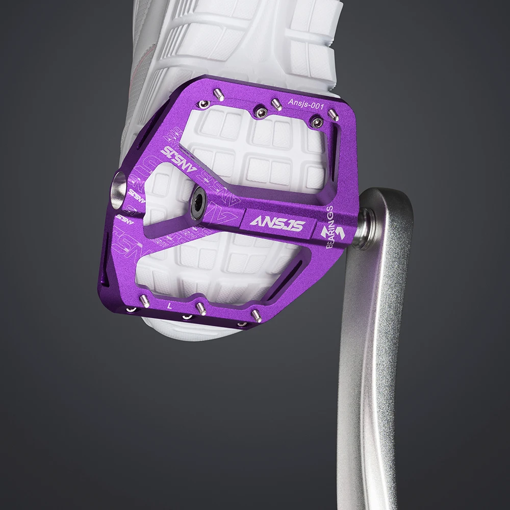 ANSJS Non-Slip Mountain Bike Pedals,Ultra Strong Colorful Cr-Mo CNC Machined 9/16" 3 Sealed Bearings for Road BMX MTB Fixie Bike
ANSJS Non-Slip Mountain Bike Pedals,Ultra Strong Colorful Cr-Mo CNC Machined 9/16" 3 Sealed Bearings for Road BMX MTB Fixie Bike