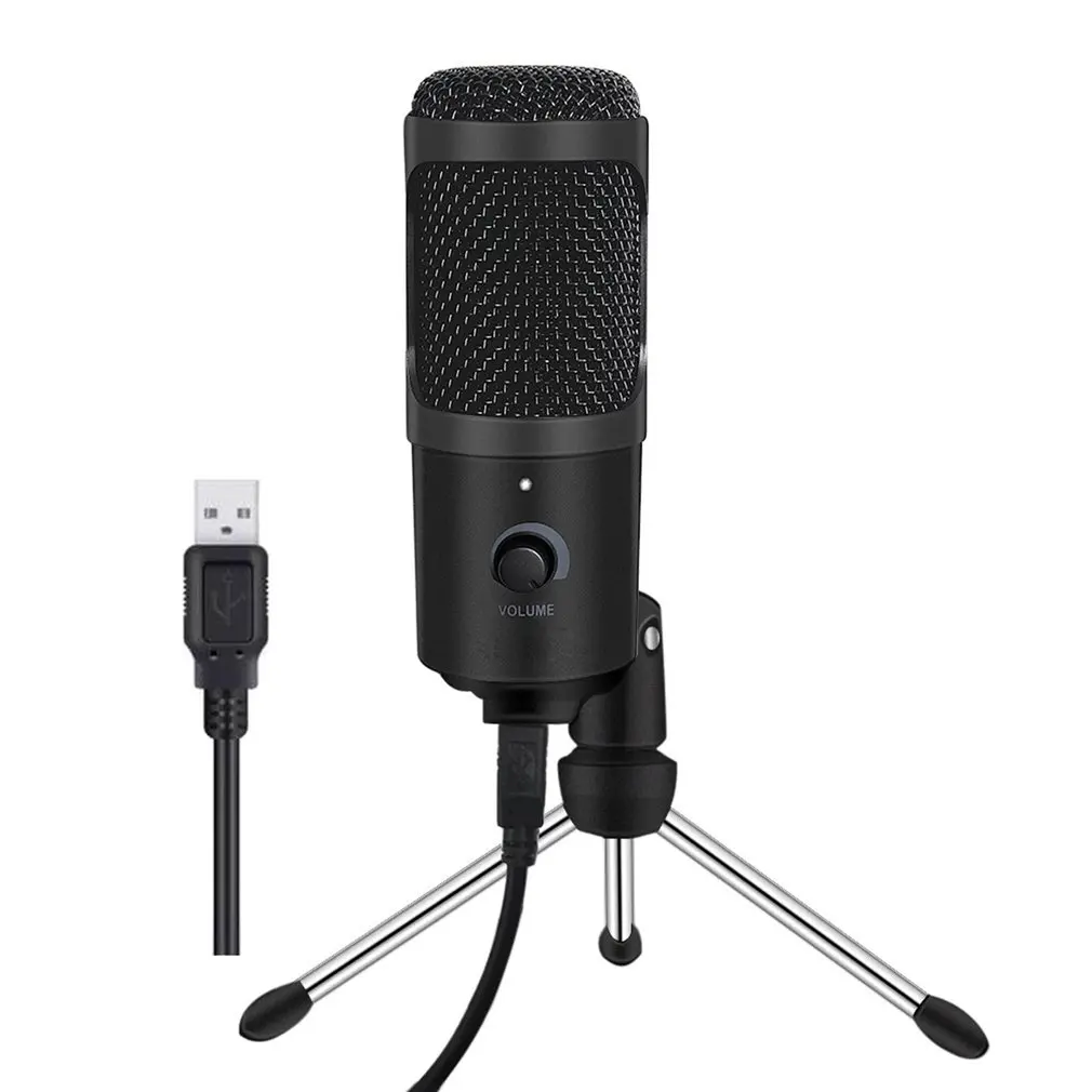 USB Microphone Professional Condenser Microphones With Tripod For PC Computer Laptop Recording Studio Singing Gaming media
USB Microphone Professional Condenser Microphones With Tripod For PC Computer Laptop Recording Studio Singing Gaming media