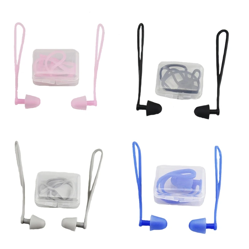 Earplugs Swimming Earplugs Soft Anti Noise Ear Plug Waterproof Swimming Swim Earplugs for Swimmers Diving with Rope
Earplugs Swimming Earplugs Soft Anti Noise Ear Plug Waterproof Swimming Swim Earplugs for Swimmers Diving with Rope