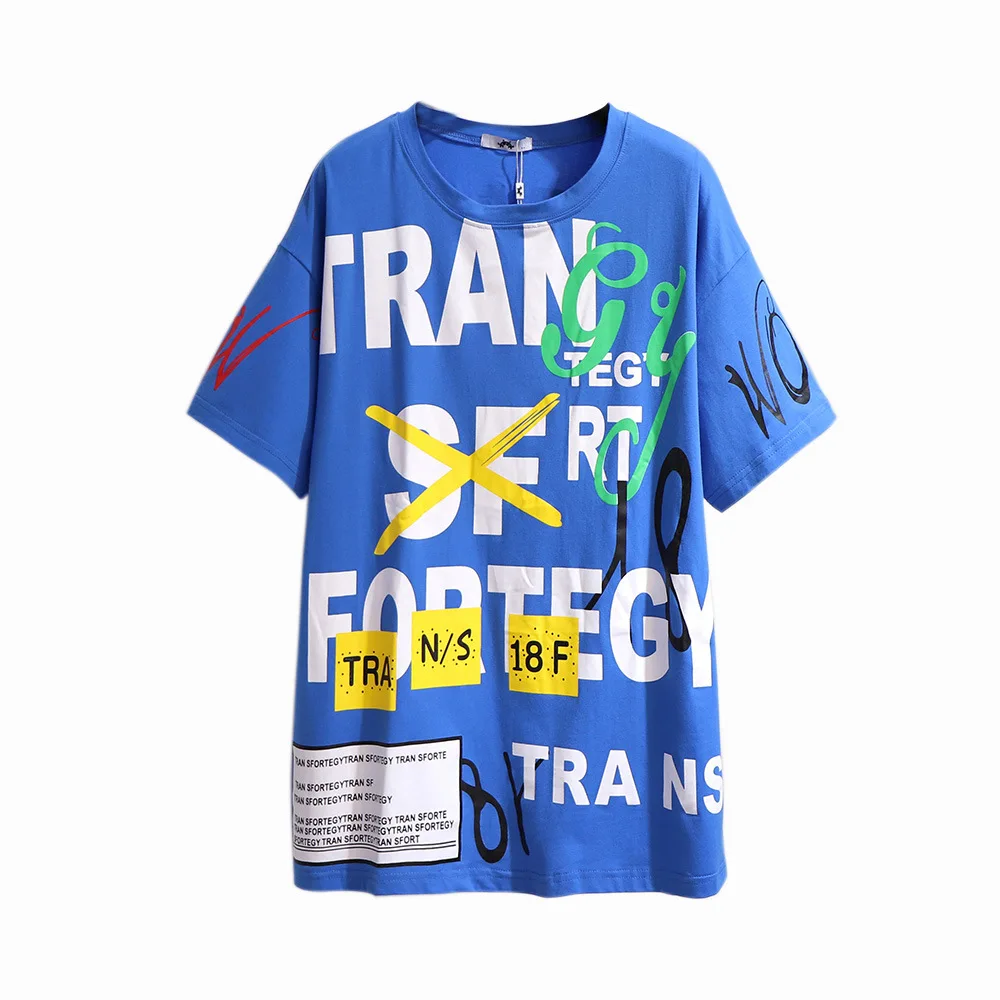 New 2021 Ladies Designer Summer Plus Size Tops For Women Large Short Sleeve Loose Cotton Blue Print T-shirt 3XL 4XL 5XL 6XL 7XL
New 2021 Ladies Designer Summer Plus Size Tops For Women Large Short Sleeve Loose Cotton Blue Print T-shirt 3XL 4XL 5XL 6XL 7XL
