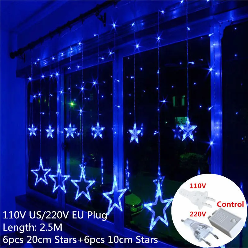 Moon Star Lamp LED Lamp String Ins Christmas Lights Decoration Holiday Lights Curtain Lamp Wedding Party Fairy Neon 220v Garland
Moon Star Lamp LED Lamp String Ins Christmas Lights Decoration Holiday Lights Curtain Lamp Wedding Party Fairy Neon 220v Garland