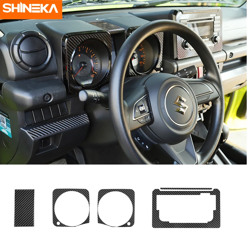 SHINEKA Carbon Fiber Stickers For Suzuki Jimny Car Dashboard Center Console Decoration Cover Accessories For Suzuki Jimny 2019+
SHINEKA Carbon Fiber Stickers For Suzuki Jimny Car Dashboard Center Console Decoration Cover Accessories For Suzuki Jimny 2019+