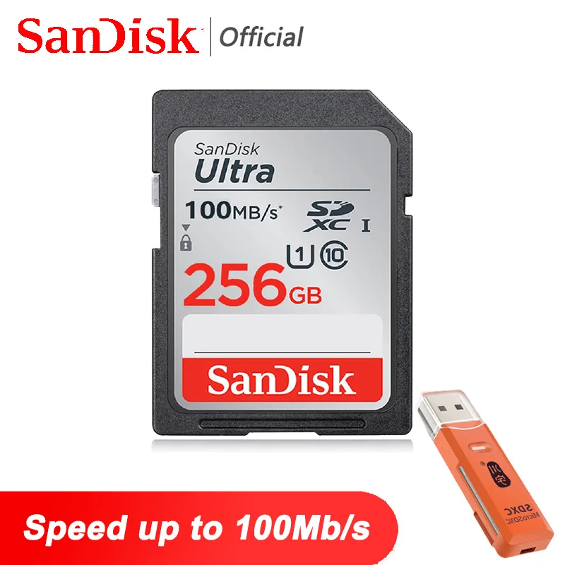 Original SanDisk Ultra SD Card 64GB SDXC SDHC SD 128GB 32GB Class10 Flash Memory Card 256GB 16GB CD Cards 4K SDHC For Camera
Original SanDisk Ultra SD Card 64GB SDXC SDHC SD 128GB 32GB Class10 Flash Memory Card 256GB 16GB CD Cards 4K SDHC For Camera