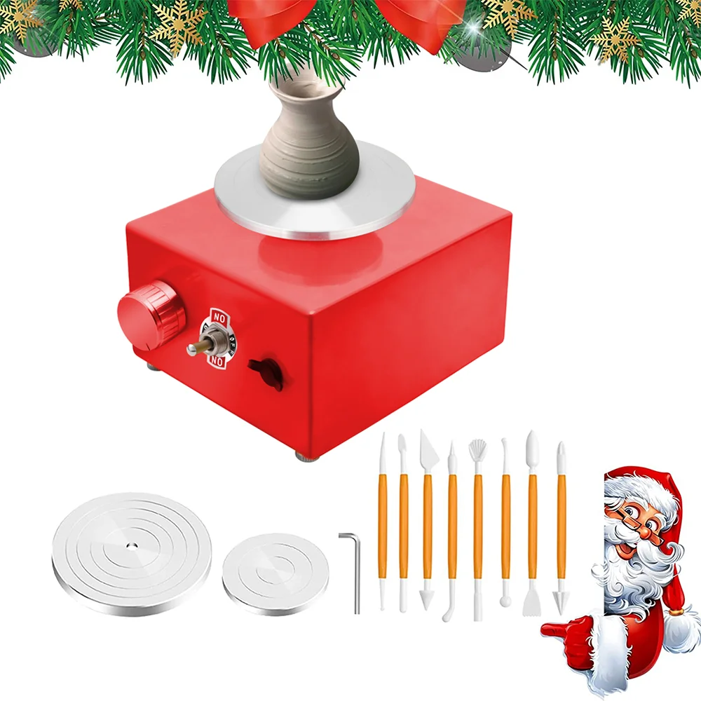 Pottery Wheel Pottery Wheel Turntable Mini Pottery Machine Electric Pottery Wheel Tray for Ceramic Work Ceramics Clay Art Craft
Pottery Wheel Pottery Wheel Turntable Mini Pottery Machine Electric Pottery Wheel Tray for Ceramic Work Ceramics Clay Art Craft