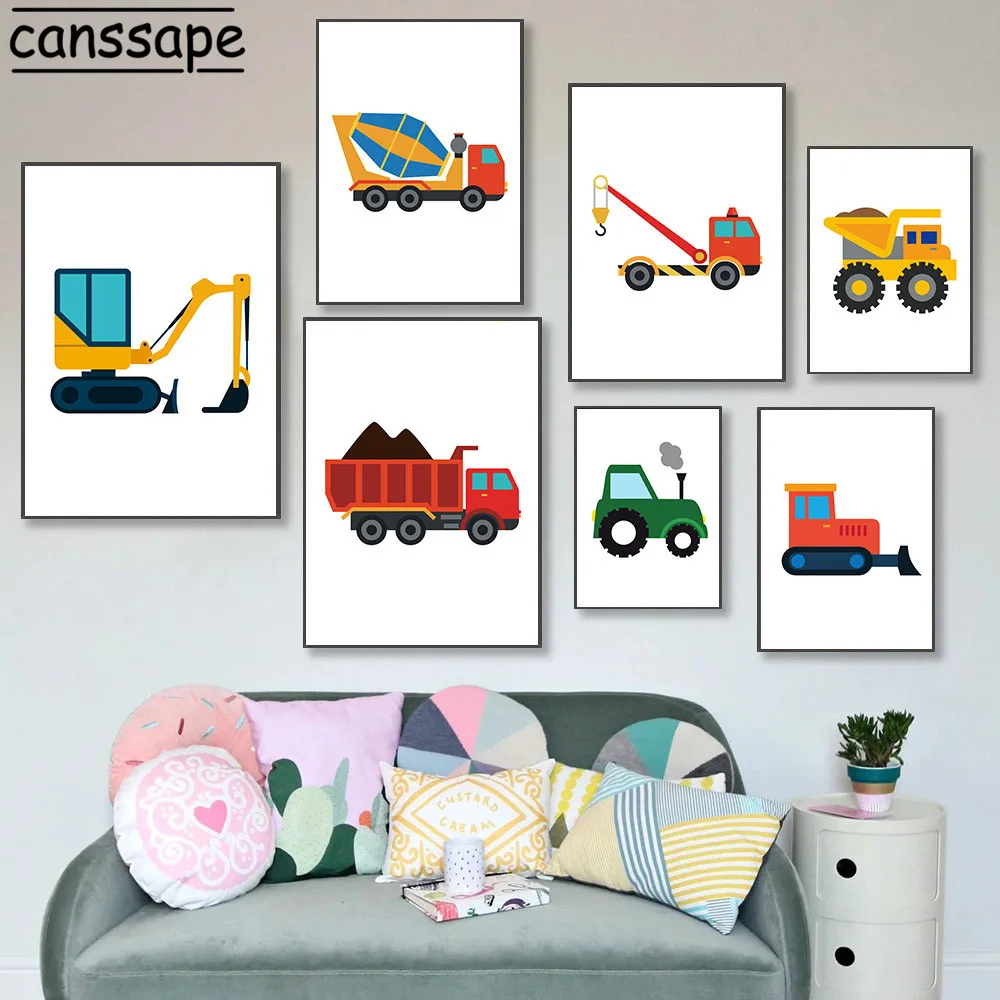 Cartoon Toy Car Canvas Painting Nursery Wall Art Poster Toy Transporter Posters Nordic Wall Print Picture Boy Room Decoration
Cartoon Toy Car Canvas Painting Nursery Wall Art Poster Toy Transporter Posters Nordic Wall Print Picture Boy Room Decoration