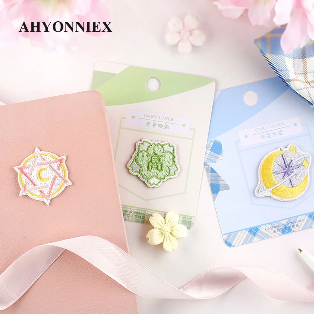 AHYONNIEX School Fashion Embroidered Flower Planet Patch for Clothing Applique Cute Glue Sticker Cartoon Badge DIY Accessories
AHYONNIEX School Fashion Embroidered Flower Planet Patch for Clothing Applique Cute Glue Sticker Cartoon Badge DIY Accessories