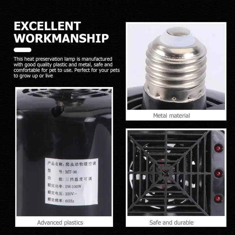 1PC Reliable Heat Preservation Lamp Pet Intelligent Thermostat Lamp 
1PC Reliable Heat Preservation Lamp Pet Intelligent Thermostat Lamp