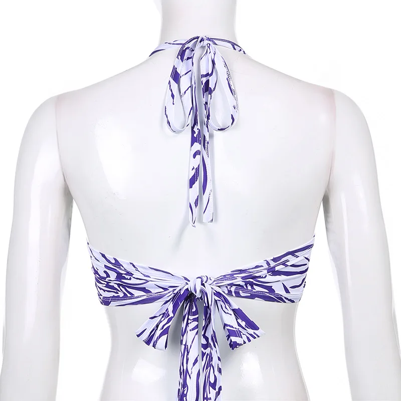 ALLNeon 2000s Fashion Deep V-Neck Tie Dye Crop Tops Y2K Aesthetics Backless Bandage Halter Top Sleeveless Sexy Tanks Clubwear
ALLNeon 2000s Fashion Deep V-Neck Tie Dye Crop Tops Y2K Aesthetics Backless Bandage Halter Top Sleeveless Sexy Tanks Clubwear