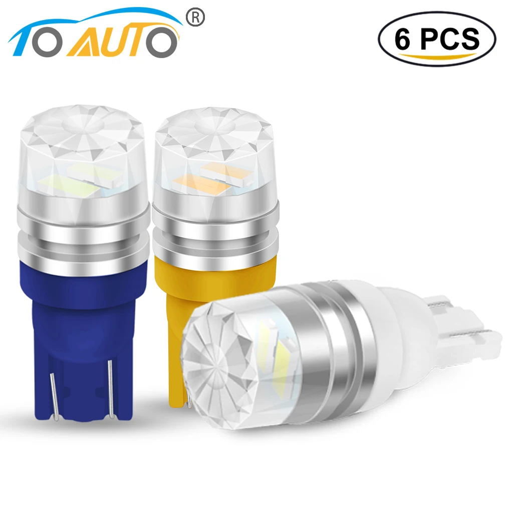 6pcs T10 W5W LED Canbus Bulbs 168 194 Parking Interior Dome Lights 2SMD 5630 Auto Led Trunk Side Door Lamp No Error 12V White
6pcs T10 W5W LED Canbus Bulbs 168 194 Parking Interior Dome Lights 2SMD 5630 Auto Led Trunk Side Door Lamp No Error 12V White