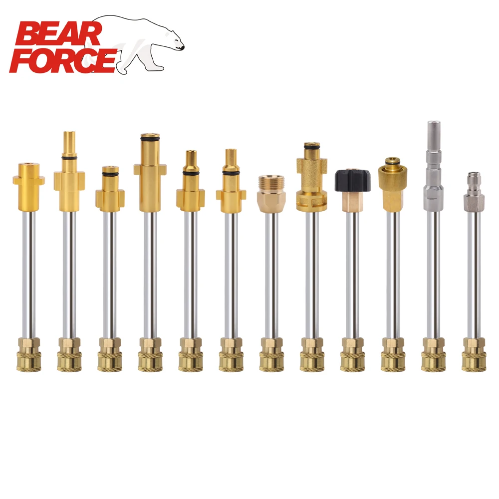 Pressure Washer Spray Lance Car Washer Extension Lance Nozzle with 1/4" Quick Connector for Pressure Washer Gun Wand
Pressure Washer Spray Lance Car Washer Extension Lance Nozzle with 1/4" Quick Connector for Pressure Washer Gun Wand