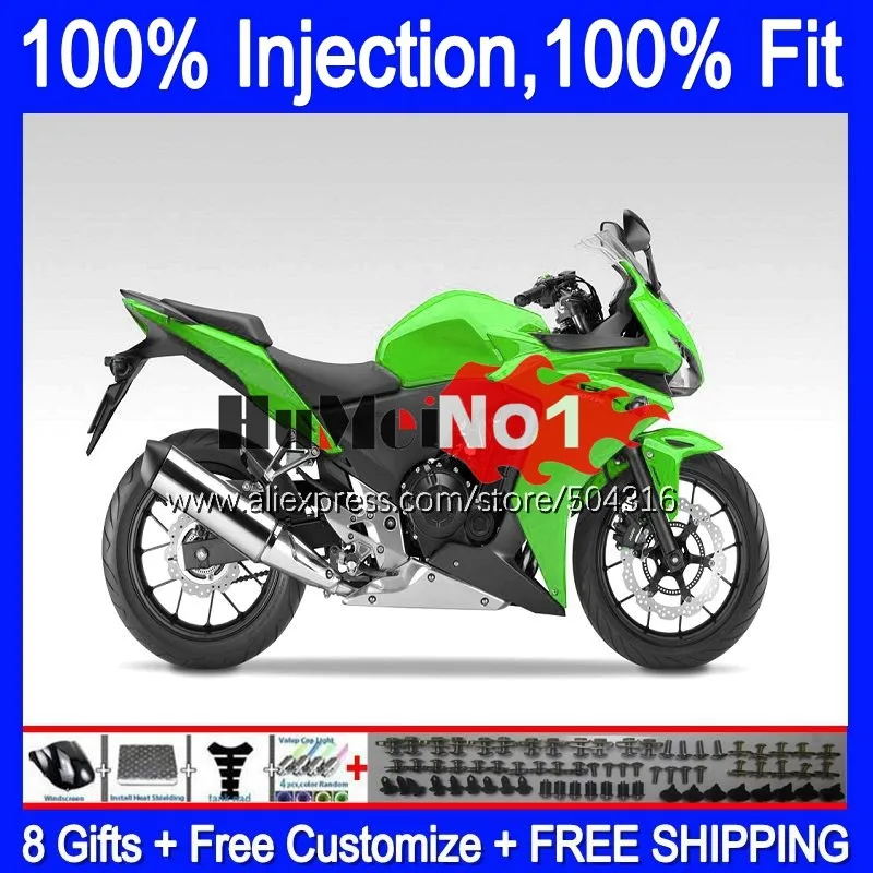 Injection For HONDA CBR500 CBR 500R 500 R RR 149MC.6 CBR500R 11 12 13 14 15 500CC 2011 2012 2013 2014 2015 Fairing gloss green
Injection For HONDA CBR500 CBR 500R 500 R RR 149MC.6 CBR500R 11 12 13 14 15 500CC 2011 2012 2013 2014 2015 Fairing gloss green