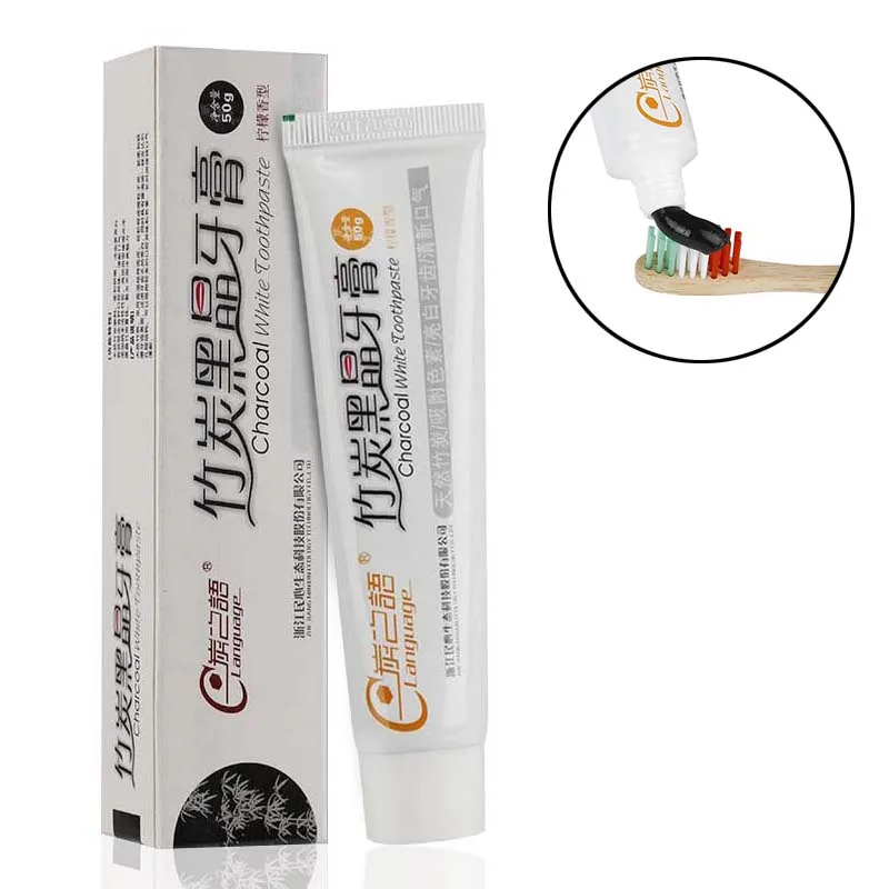 Bamboo Charcoal Whiten Black Toothpaste Improve Gingival Bleeding Soreness Antibacterial Antimoth Anti-sensitive Oral Health
Bamboo Charcoal Whiten Black Toothpaste Improve Gingival Bleeding Soreness Antibacterial Antimoth Anti-sensitive Oral Health