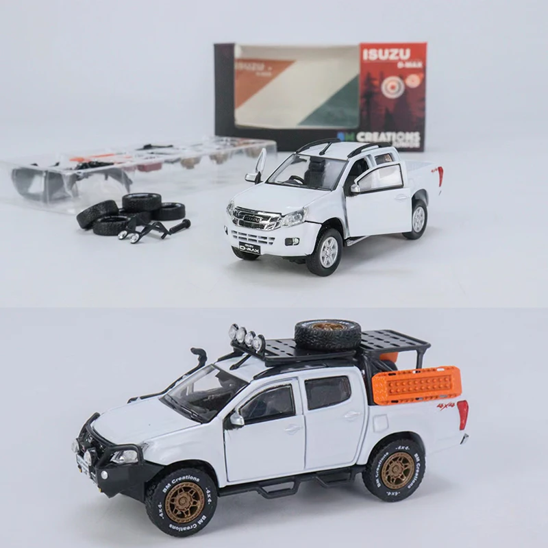 BM 1:64 Model Car ISUZU 2016 D-Max Alloy Die-cast Vehicle Display Collection - White Left Hand Drive
BM 1:64 Model Car ISUZU 2016 D-Max Alloy Die-cast Vehicle Display Collection - White Left Hand Drive