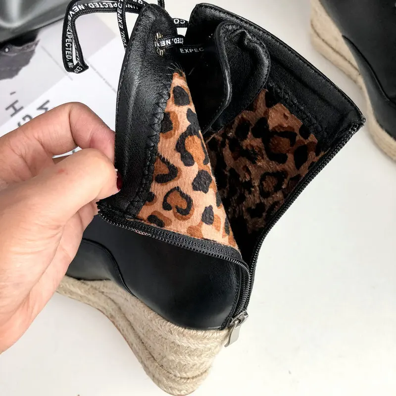 EPHER Lace Up Platform Espadrilles Pointed Toe Mid Calf Boots Wedge Heeled Zipper Boots
EPHER Lace Up Platform Espadrilles Pointed Toe Mid Calf Boots Wedge Heeled Zipper Boots