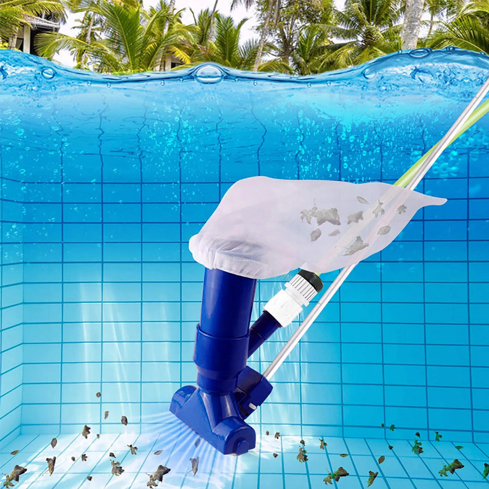 Инструмент для дезинфекции и очистки бассейна всасывающая головка пруда фонтана