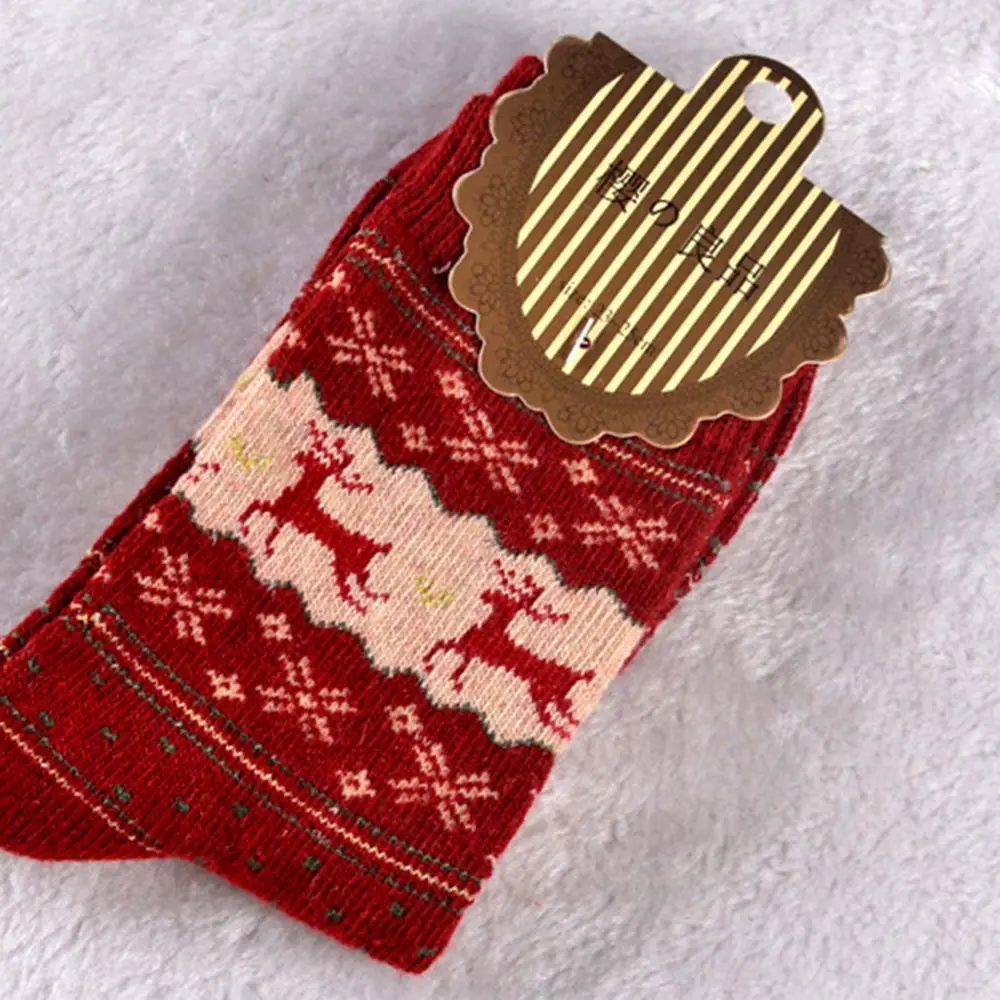 Hot Sale Popular Christmas Deer Design Casual Knit Wool Socks High Quality Warm Winter Mens Women Comfortable Socks Soxs
Hot Sale Popular Christmas Deer Design Casual Knit Wool Socks High Quality Warm Winter Mens Women Comfortable Socks Soxs