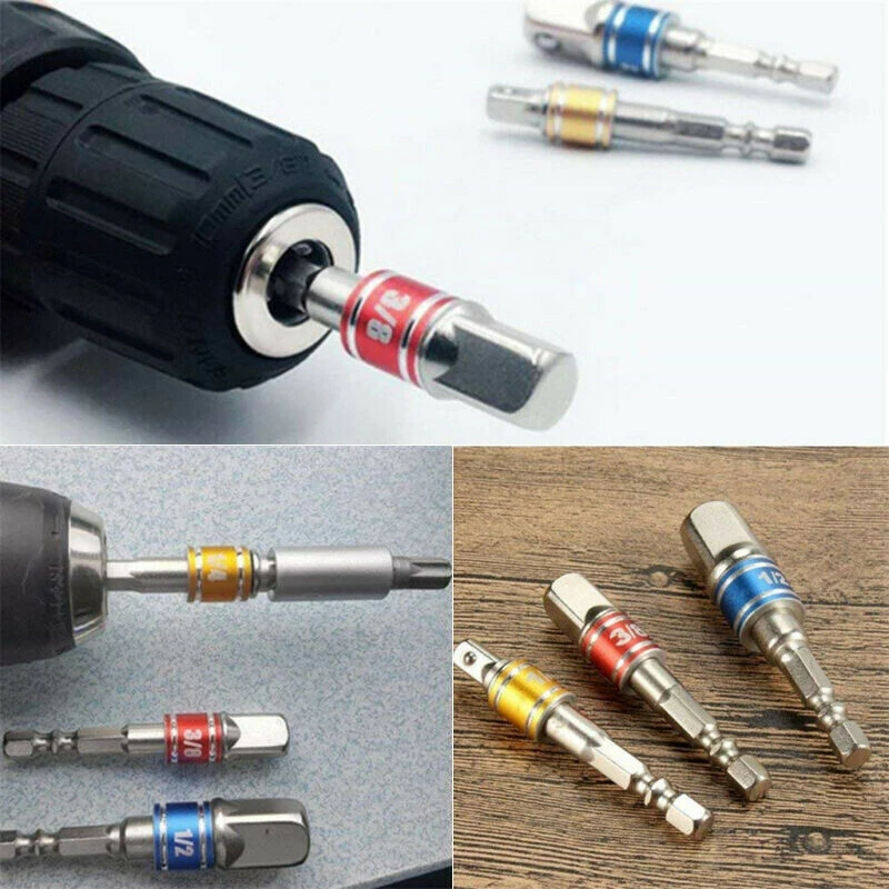3PCs/set Screwdriver Hex Power Drill Bit Driver Socket Bits Set Adapter Wrench Sleeve Extension Bar Electric Drill Accessories
3PCs/set Screwdriver Hex Power Drill Bit Driver Socket Bits Set Adapter Wrench Sleeve Extension Bar Electric Drill Accessories