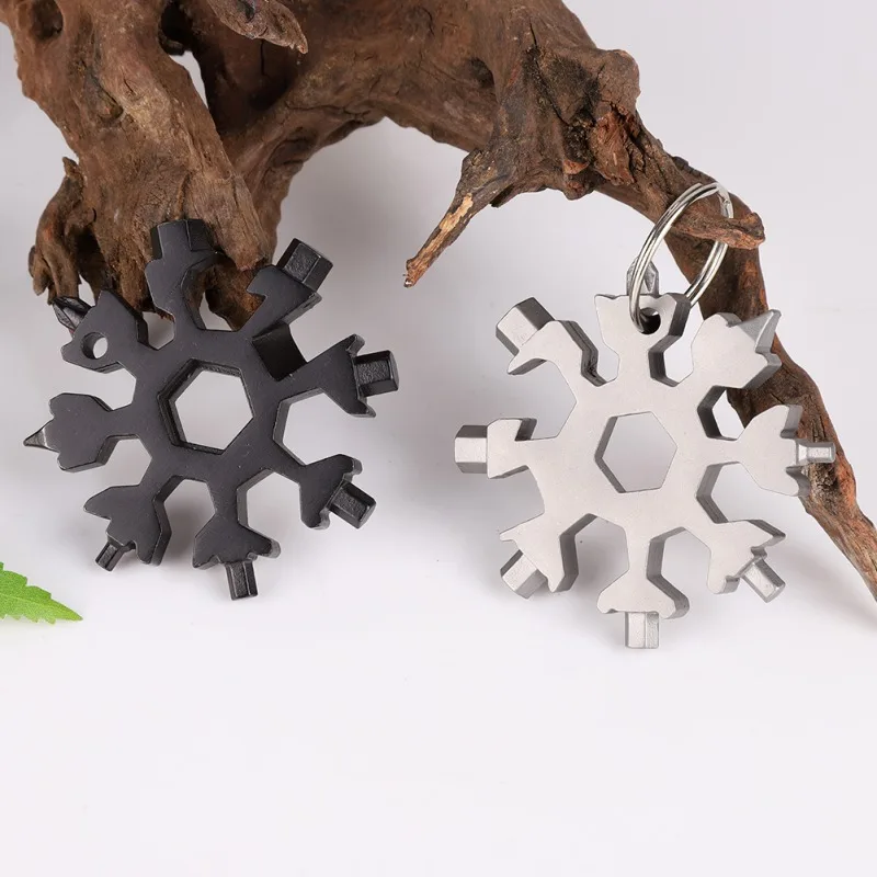 18-in-1 EDC Multi-tool Card Combination Compact Portable Outdoor Household Car DIY Snowflake Key Chain Tool Card
18-in-1 EDC Multi-tool Card Combination Compact Portable Outdoor Household Car DIY Snowflake Key Chain Tool Card