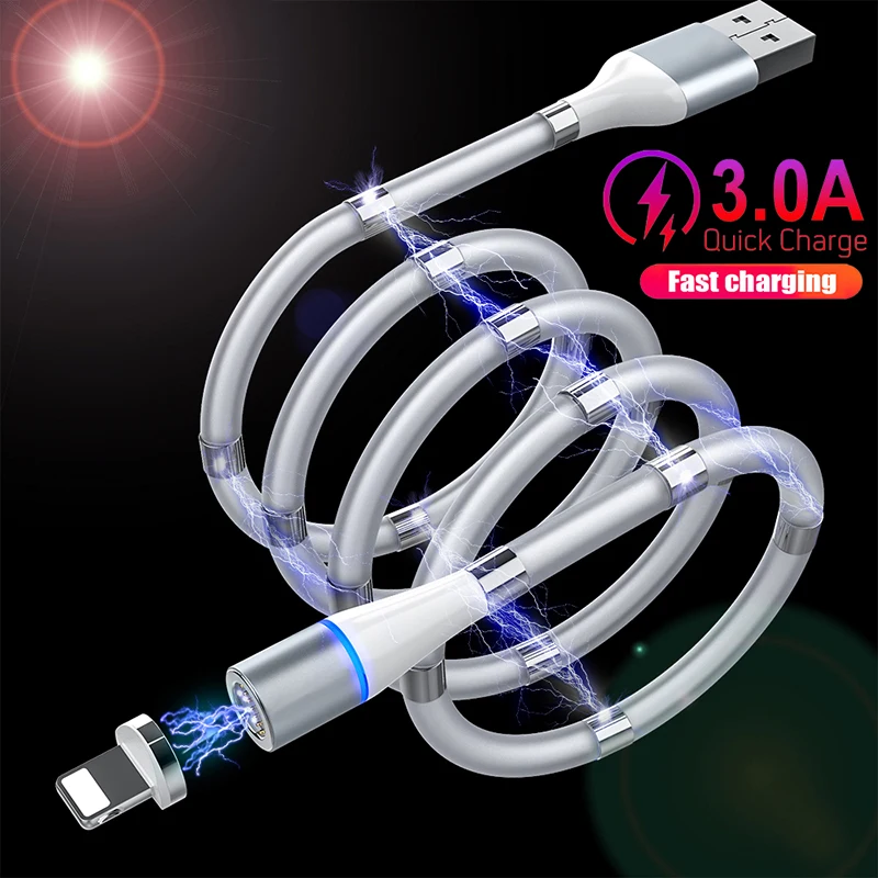 Magnetic Rope Fast Charging Cable Data Cord 3A Quick Micro Type C USB Charger Wire For iPhone 12 Samsung Xiaomi Huawei USB Line
Magnetic Rope Fast Charging Cable Data Cord 3A Quick Micro Type C USB Charger Wire For iPhone 12 Samsung Xiaomi Huawei USB Line