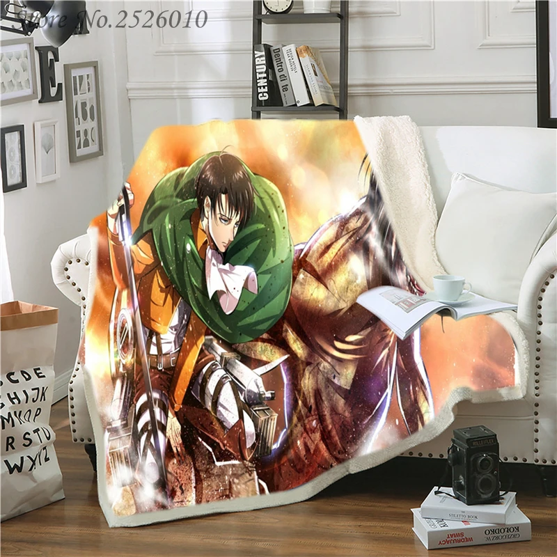 Throw blanket Anime Attack on Titan 3D Velvet Plush Blanket Bedspread For Kids Girls Sherpa Blanket Couch Quilt Cover Travel 06
Throw blanket Anime Attack on Titan 3D Velvet Plush Blanket Bedspread For Kids Girls Sherpa Blanket Couch Quilt Cover Travel 06