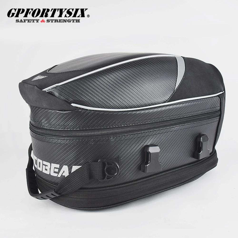 Waterproof Motorcycle Tail Bag Multifunction Black Motor Back Seat Bags Top Case High Capacity Rear Seat Bag Touring Saddle Bag
Waterproof Motorcycle Tail Bag Multifunction Black Motor Back Seat Bags Top Case High Capacity Rear Seat Bag Touring Saddle Bag