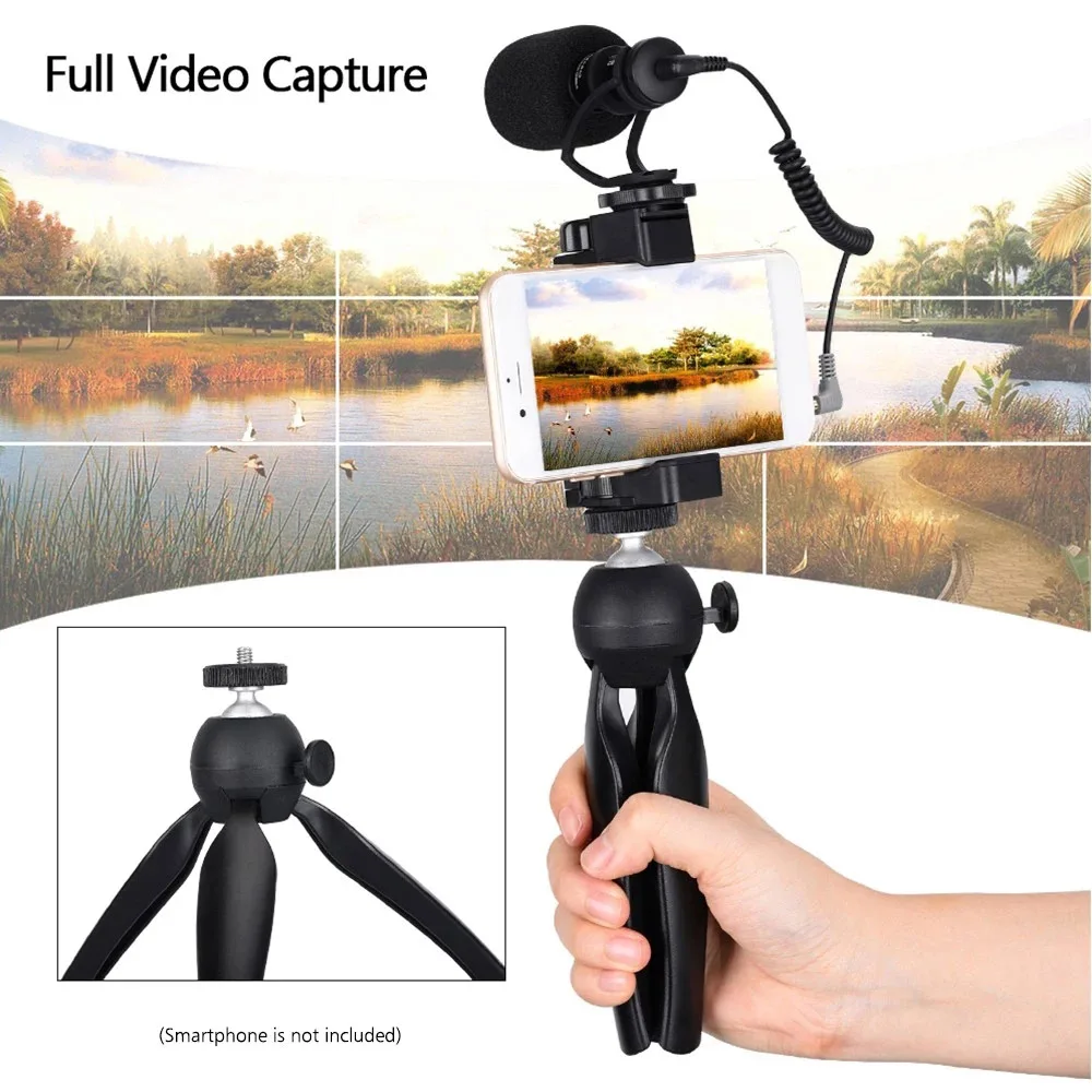 CoMica CVM-VM10-K2 Smartphone Video Rig Kit for iPhone Samsung Huawei 54-95mm Width Smartphones
CoMica CVM-VM10-K2 Smartphone Video Rig Kit for iPhone Samsung Huawei 54-95mm Width Smartphones