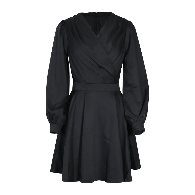 Women Spring Solid Color Casual Slim Mini Dress V Neck Long Sleeve Belt Fashion A-Line Short Dress Party Vestidos 2021 New pink
Women Spring Solid Color Casual Slim Mini Dress V Neck Long Sleeve Belt Fashion A-Line Short Dress Party Vestidos 2021 New pink