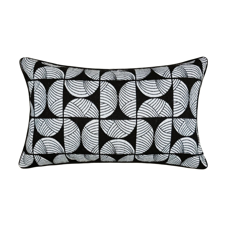 Hinyeatex Lumbar Pillow Case 30x50cm 1 Piece Pack Black White Fashion Woven Sofa Chair Floor Car Decoration Modern Geometric
Hinyeatex Lumbar Pillow Case 30x50cm 1 Piece Pack Black White Fashion Woven Sofa Chair Floor Car Decoration Modern Geometric