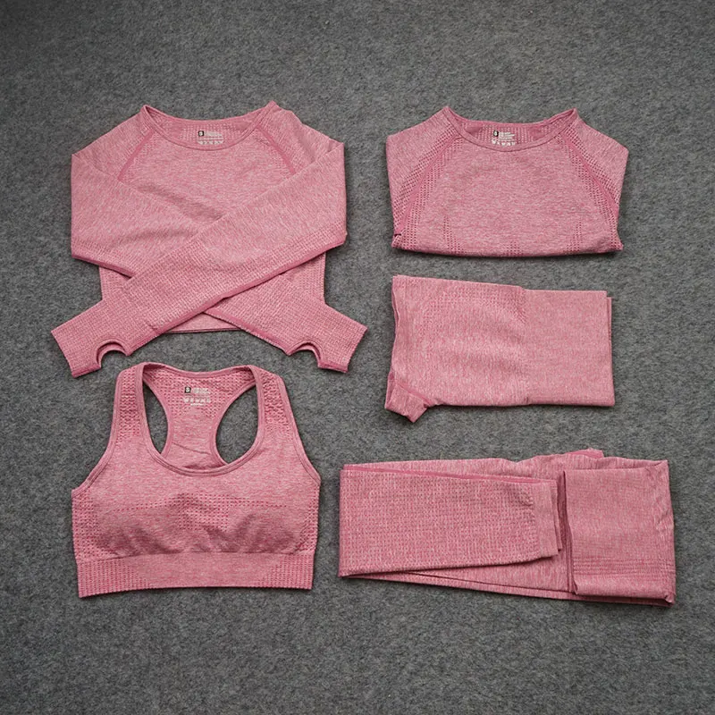 2021Summer Seamless Women Yoga Set Workout Sportswear Gym Clothing Fitness Long Sleeve Crop Top High Waist Leggings Sports Suits
2021Summer Seamless Women Yoga Set Workout Sportswear Gym Clothing Fitness Long Sleeve Crop Top High Waist Leggings Sports Suits