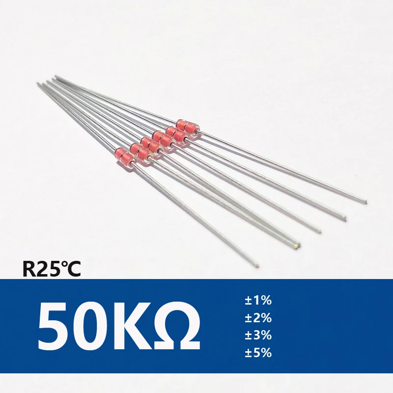 MGD18 MF58 50K 503 3950 4000 4050 Glass diode type NTC thermistor temperature sensor probes in Shanghai Lingee
MGD18 MF58 50K 503 3950 4000 4050 Glass diode type NTC thermistor temperature sensor probes in Shanghai Lingee