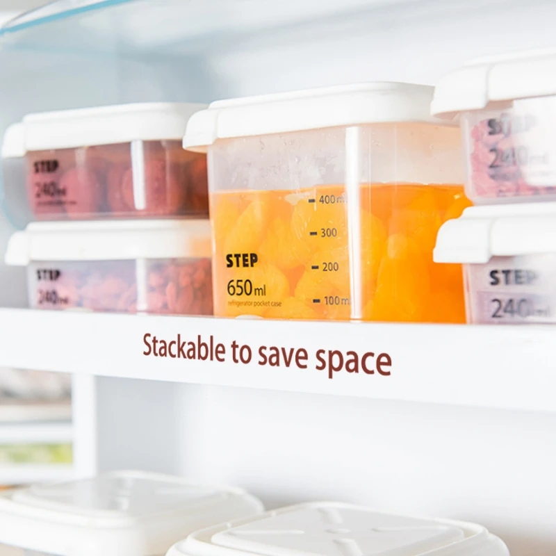 94PF 5 шт. пластиковый прозрачный контейнер для хранения пищевых продуктов с герметичной крышкой, штабелируемые банки 
94PF 5 шт. пластиковый прозрачный контейнер для хранения пищевых продуктов с герметичной крышкой, штабелируемые банки