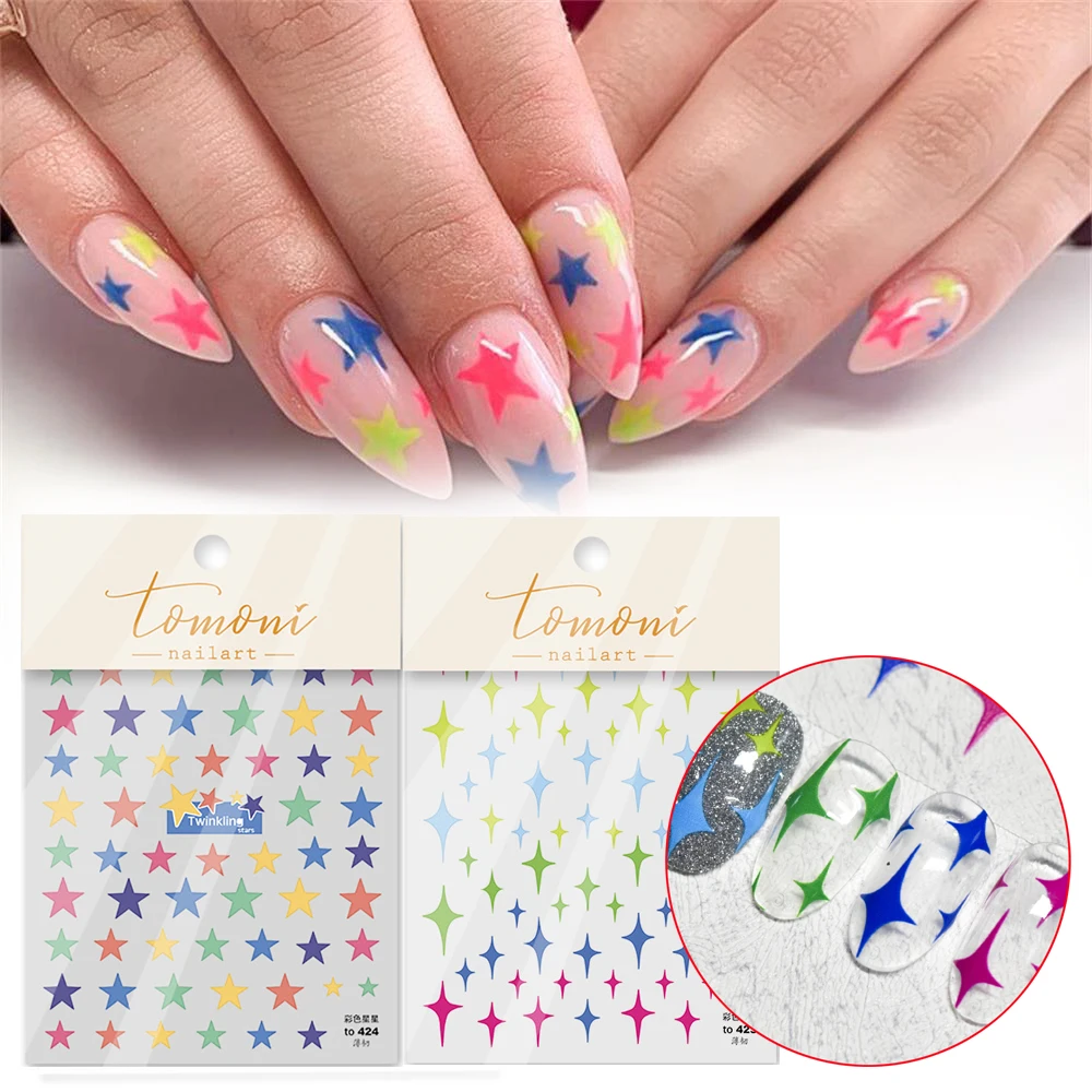 Lovely Stars 3D Nails Art Sticker Self-Adhesive Sliders Manicure Accessories Nail Art Ornaments
Lovely Stars 3D Nails Art Sticker Self-Adhesive Sliders Manicure Accessories Nail Art Ornaments