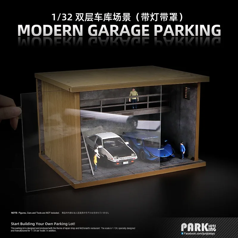 1/32 Model Double-Layer Assembled-Artificial Car Scene Parking Model Wooden Underground Garage Model Scene with Light Display Bo
1/32 Model Double-Layer Assembled-Artificial Car Scene Parking Model Wooden Underground Garage Model Scene with Light Display Bo