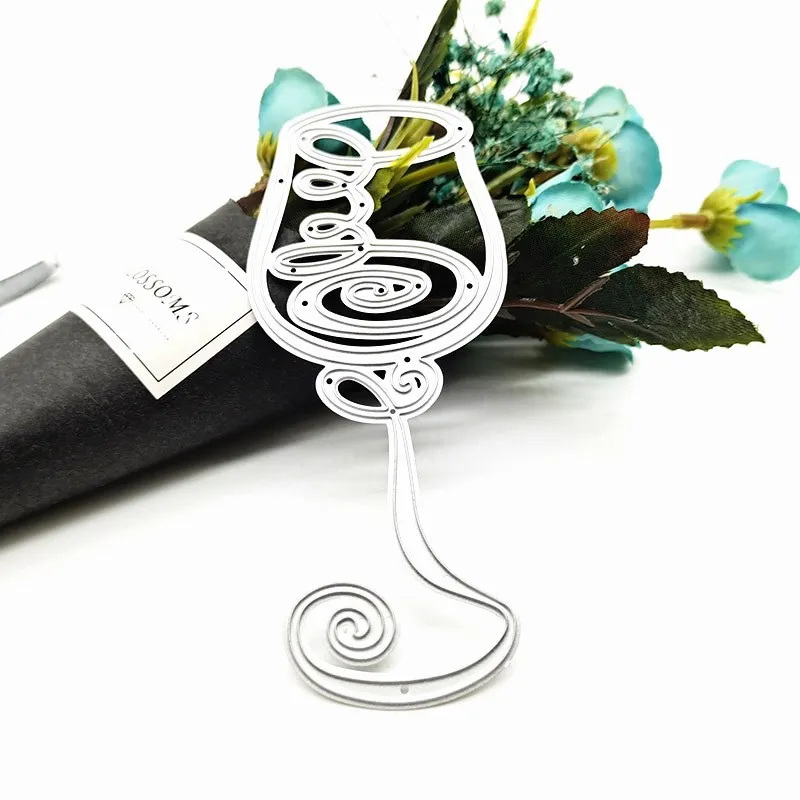 2021 New Romantic Wine Glass Metal Cutting Dies Stencil Die Cut Scrapbooking Craft Stamps Knife Mould Card Blade Punch Stencils
2021 New Romantic Wine Glass Metal Cutting Dies Stencil Die Cut Scrapbooking Craft Stamps Knife Mould Card Blade Punch Stencils