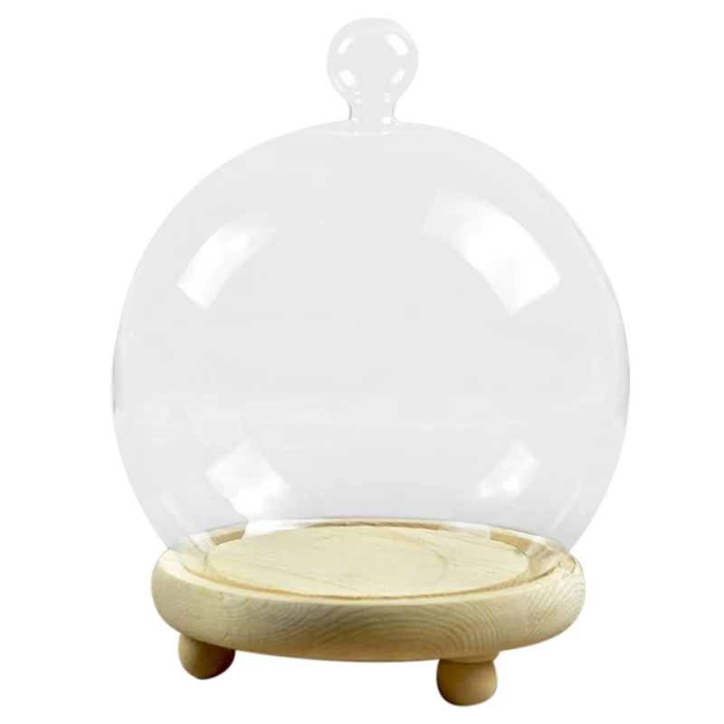 Clear Glass Display Dome with Wooden Base Preserved Flower Glass Cover Antique Crafts Dust Cover Product Display Cover
Clear Glass Display Dome with Wooden Base Preserved Flower Glass Cover Antique Crafts Dust Cover Product Display Cover