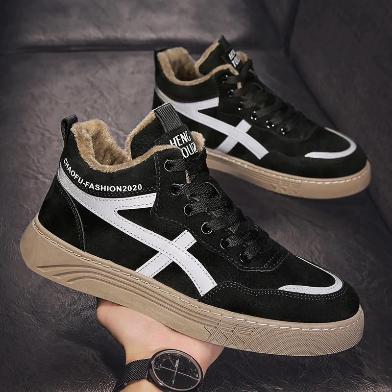 Mens Casual Shoes Lace-up Fashion Sneakers Platform Snow Boots Winter Male Boots Warm Plush Men's Shoe Zapatos De Mujer Hot Sale
Mens Casual Shoes Lace-up Fashion Sneakers Platform Snow Boots Winter Male Boots Warm Plush Men's Shoe Zapatos De Mujer Hot Sale