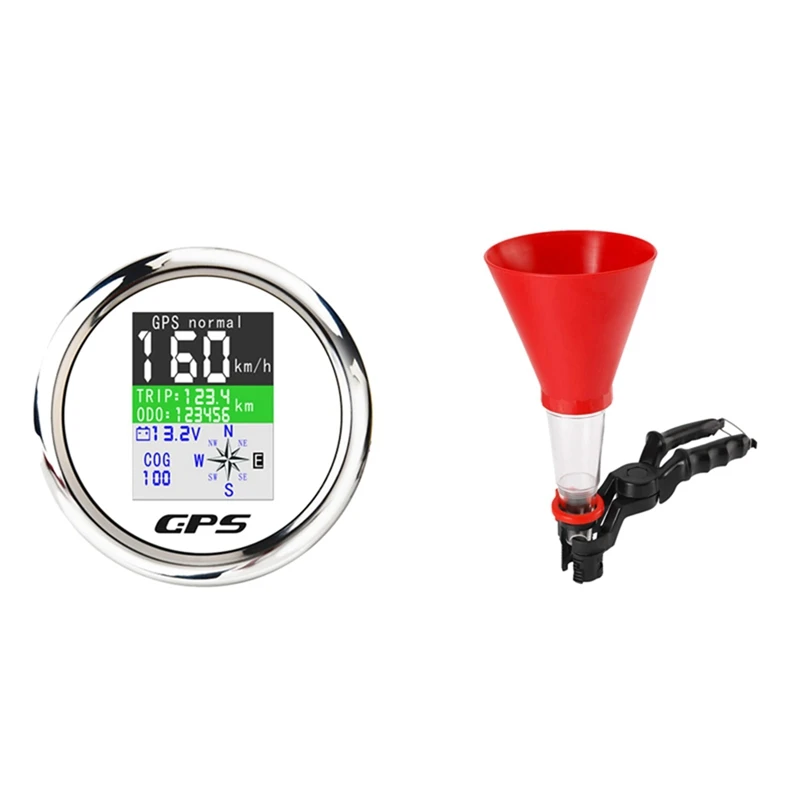 1 Set 85Mm GPS Speedometer Waterproof TFT Screen Digital Tachometer & 1 Pcs Car Universal Engine Oil Funnel
1 Set 85Mm GPS Speedometer Waterproof TFT Screen Digital Tachometer & 1 Pcs Car Universal Engine Oil Funnel