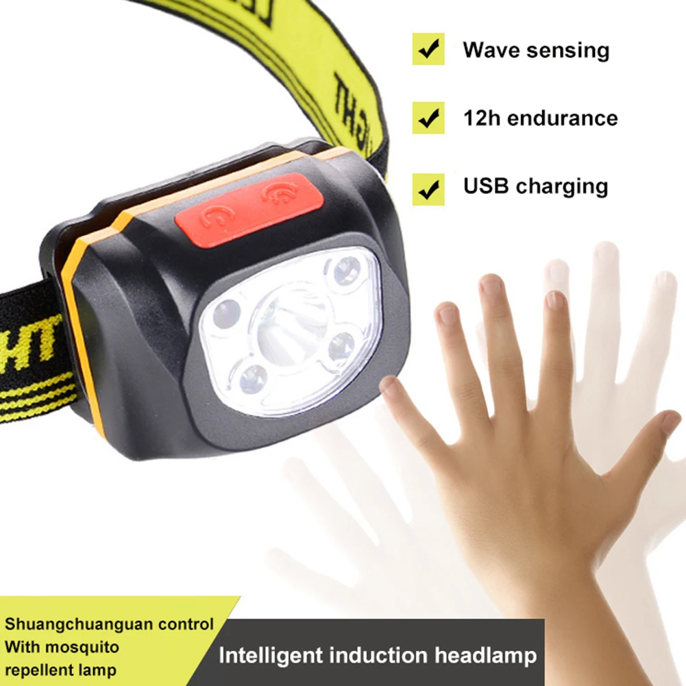 Outdoor camping waving switch USB rechargeable sensor headlamp LED waterproof sensor headlamp Running headlamp
Outdoor camping waving switch USB rechargeable sensor headlamp LED waterproof sensor headlamp Running headlamp