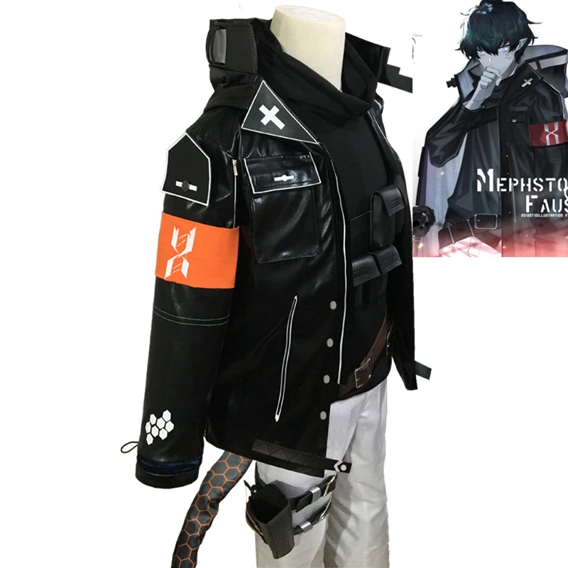 Game Arknights Faust Cosplay Costume Outfit Unisex Top Pant Jacket Full Sets wig shoes Custom Made for Halloween Carnival Party
Game Arknights Faust Cosplay Costume Outfit Unisex Top Pant Jacket Full Sets wig shoes Custom Made for Halloween Carnival Party