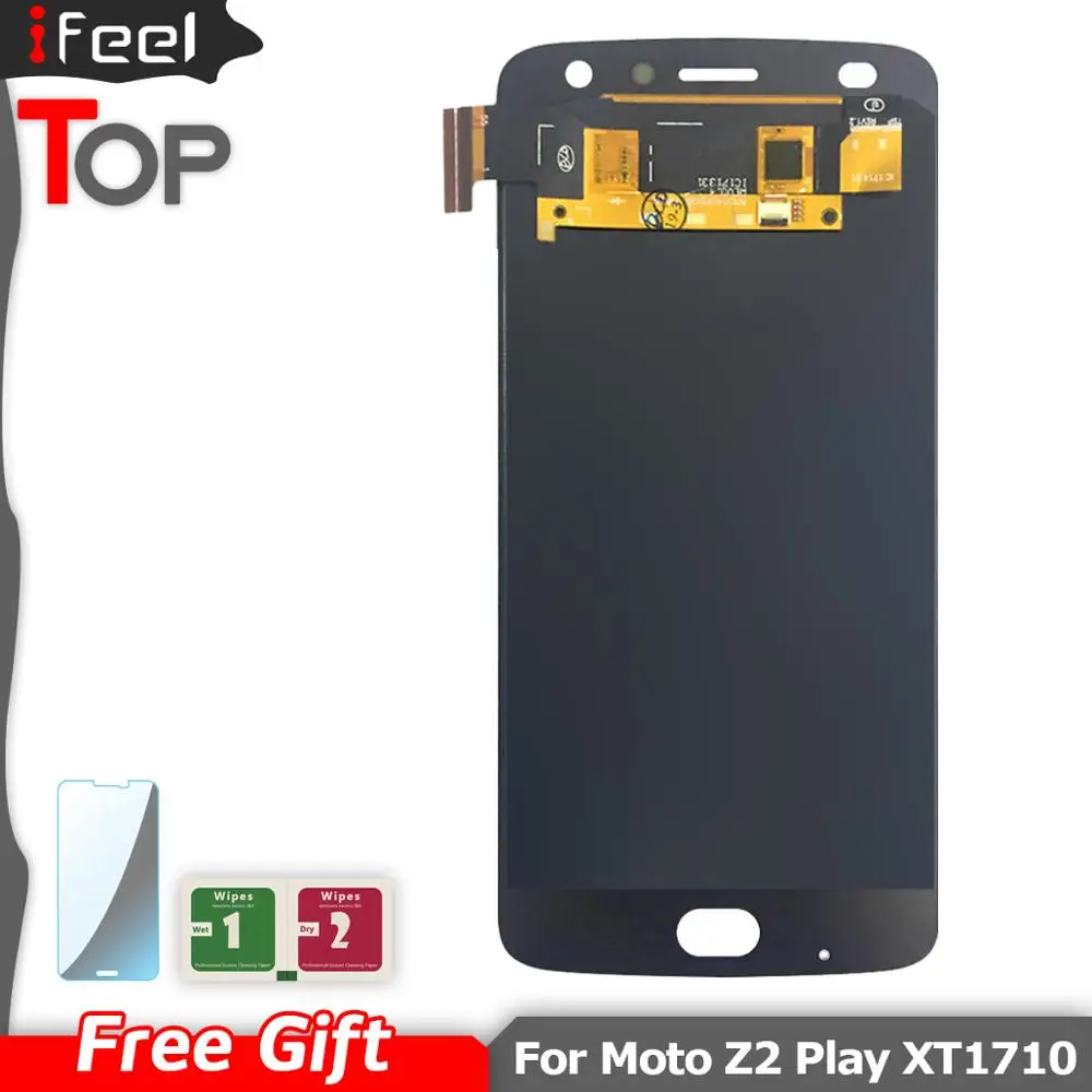 ЖК дисплей 5 дюйма для Motorola Moto Z2 Play XT1710 01/07/08/10 с сенсорным экраном и дигитайзером в